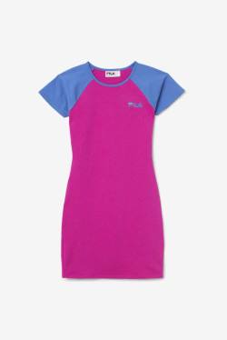 Fuchsia Women's Fila Kyra Dress | Fila574MK