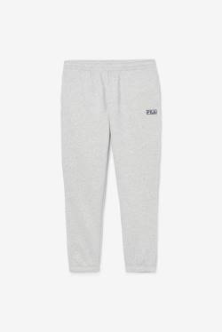 Grey / White Men's Fila Garin Jogger Pants | Fila481EP