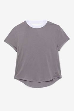 Lavender Blue Women's Fila Fi-lux Sleeve Top T Shirts | Fila285VF