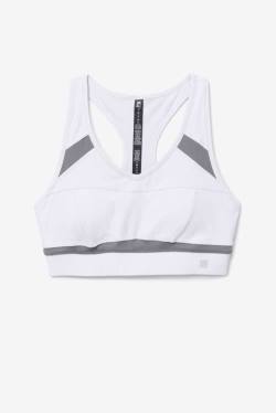 Lavender Blue Women's Fila Uplift Racerback Sports Bra Sports Tops | Fila081XI