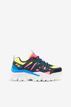 Lemon / Pink / Royal Blue Women's Fila Vitalize Sneakers | Fila975FS