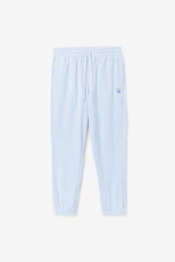 Light Blue Men's Fila Deverall Velour Pants | Fila367UL