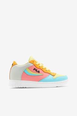 Light Green / Blue / Orange Women's Fila Wx-110 Sneakers | Fila846BM