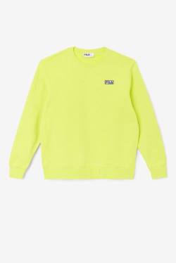 Light Green Men's Fila Garran Crew Sweatshirts | Fila285PA