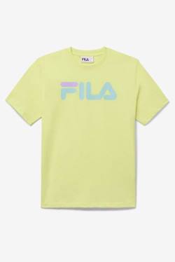 Light Green Yellow Men's Fila Eagle Tee T Shirts | Fila460KC