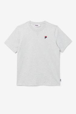 Light Grey Men's Fila Derion Tee T Shirts | Fila401RM