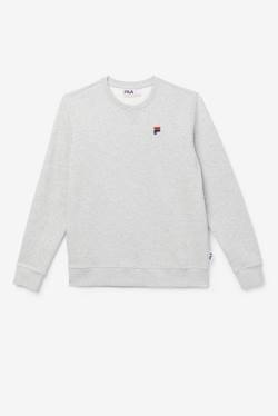 Light Grey Men's Fila Kieve Sweatshirts | Fila251DE