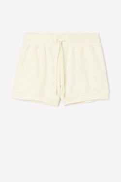 Light Yellow Women's Fila Evangeline Terry Shorts | Fila378TF