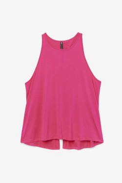 Light pink Women's Fila Fi-lux Open Back Tank Sports Tops | Fila812DH