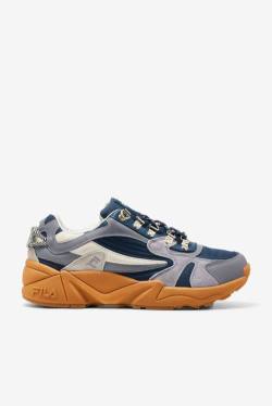 Metal Blue Men's Fila Trail-o-byte Sneakers | Fila109WC