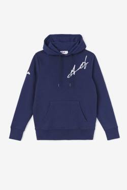 Navy Men's Fila Grant Hill Lazarus Hoodie | Fila592HD