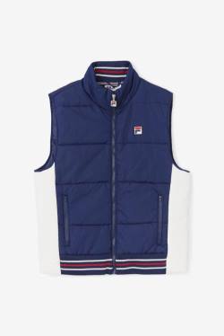 Navy Men's Fila Matias Vest Jackets | Fila530TG