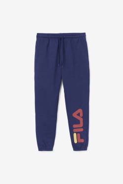 Navy Men's Fila Sunday Jogger Pants | Fila325RC