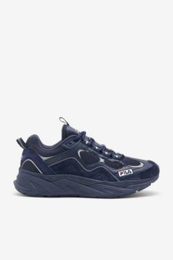 Navy Men's Fila Trigate Plus Sneakers | Fila307BD