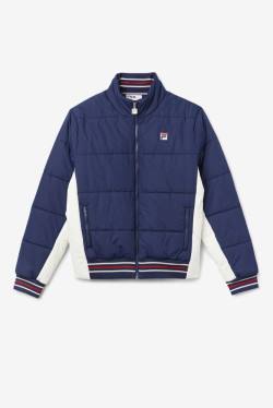 Navy Men's Fila Watson Puffer Jackets | Fila417UF