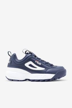 Navy / Red / White Men's Fila Disruptor 2 Premium Sneakers | Fila739BY