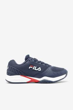 Navy / Red / White Men's Fila Volley Zone Sneakers | Fila164AB