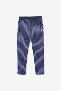 Navy / White Men's Fila Lyons Track Pants | Fila847HG