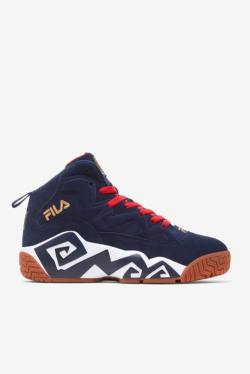 Navy / White / Metal Gold Men's Fila Mb Sneakers | Fila396DB