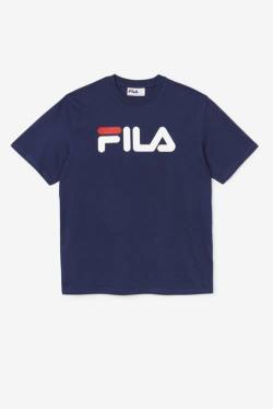 Navy / White / Red Men's Fila Eagle Tee T Shirts | Fila329YS