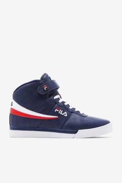 Navy / White / Red Men's Fila Vulc 13 Sneakers | Fila845KI