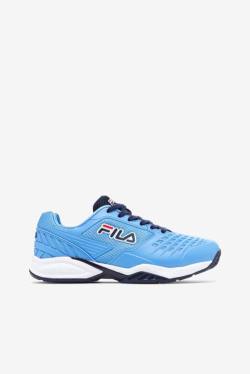 Navy / White Women's Fila Axilus 2 Energized Tennis Shoes | Fila912CR