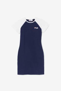 Navy Women's Fila Kyra Dress | Fila732RZ