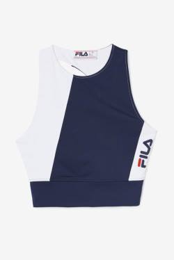 Navy Women's Fila Millie Tank Sports Tops | Fila194QO