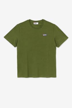 Olive Men's Fila Skylar Tee T Shirts | Fila519FY