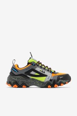 Orange / Black / Yellow Men's Fila Oakmont TR Sneakers | Fila621BR