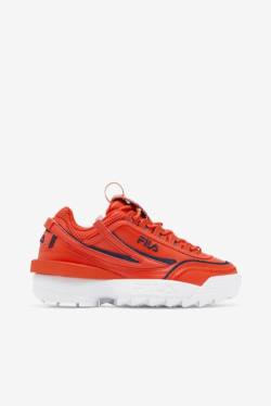 Orange / Navy / White Women's Fila Disruptor 2 Exp Sneakers | Fila641JM