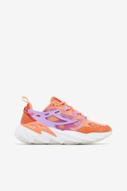 Orange / White Women's Fila Ray Tracer Evo Sneakers | Fila936DT