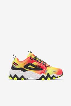 Pink / Yellow / Black Women's Fila Oakmont TR Sneakers | Fila547HO