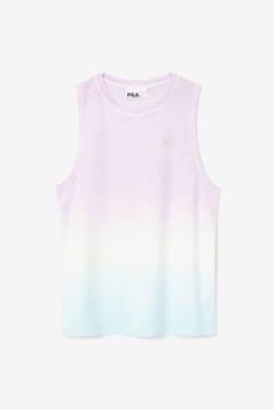 Purple / Blue / Coral Women's Fila Betti Sleeveless Top T Shirts | Fila684CN