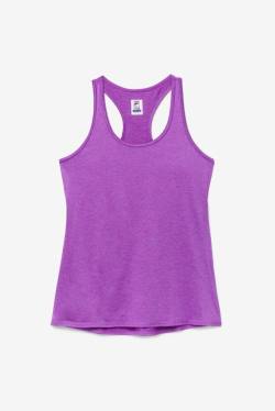 Purple Green Women's Fila Pickleball Racerback Tank Sports Tops | Fila048YF