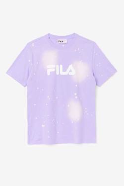 Purple Women's Fila Alivia Tie Dye Tee T Shirts | Fila617RX