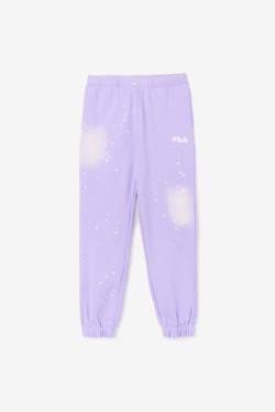 Purple Women's Fila Raleigh Tie Dye Jogger Pants | Fila491OV