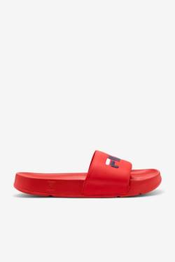 Red / Navy / White Men's Fila Drifter Slides | Fila290WO