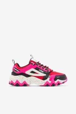 Red / Pink / Black Women's Fila Oakmont TR Sneakers | Fila630OV