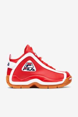 Red / White Men's Fila Grant Hill 2 Sneakers | Fila208NA