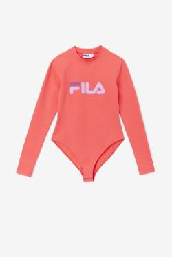 Red Women's Fila Chaya Bodysuit | Fila092JH