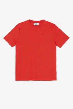 Red Women's Fila Doran Tee T Shirts | Fila264PE