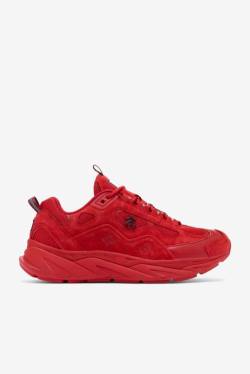 Red Women's Fila Trigate X Brooks Brothers Sneakers | Fila802KW