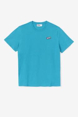 Turquoise Men's Fila Skylar Tee T Shirts | Fila957DY