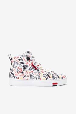 White / Black / Multicolor Women's Fila Gennaio Sneakers | Fila536AF