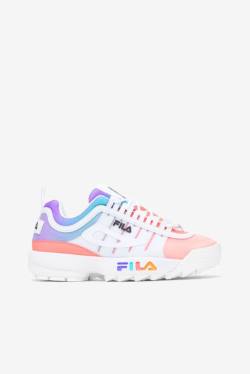 White / Black / Multicolor Women's Fila Disruptor 2 Monomesh Sneakers | Fila854RL