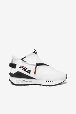 White / Black / Red Women's Fila Space Runner Sneakers | Fila965KF