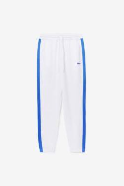 White / Blue Men's Fila Puerto Rico Pants | Fila935WK