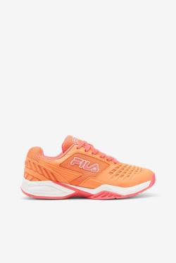 White / Coral Women's Fila Axilus 2 Energized Tennis Shoes | Fila431SQ