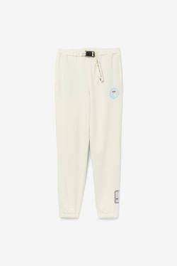 White Men's Fila Basecamp Pants | Fila491DW